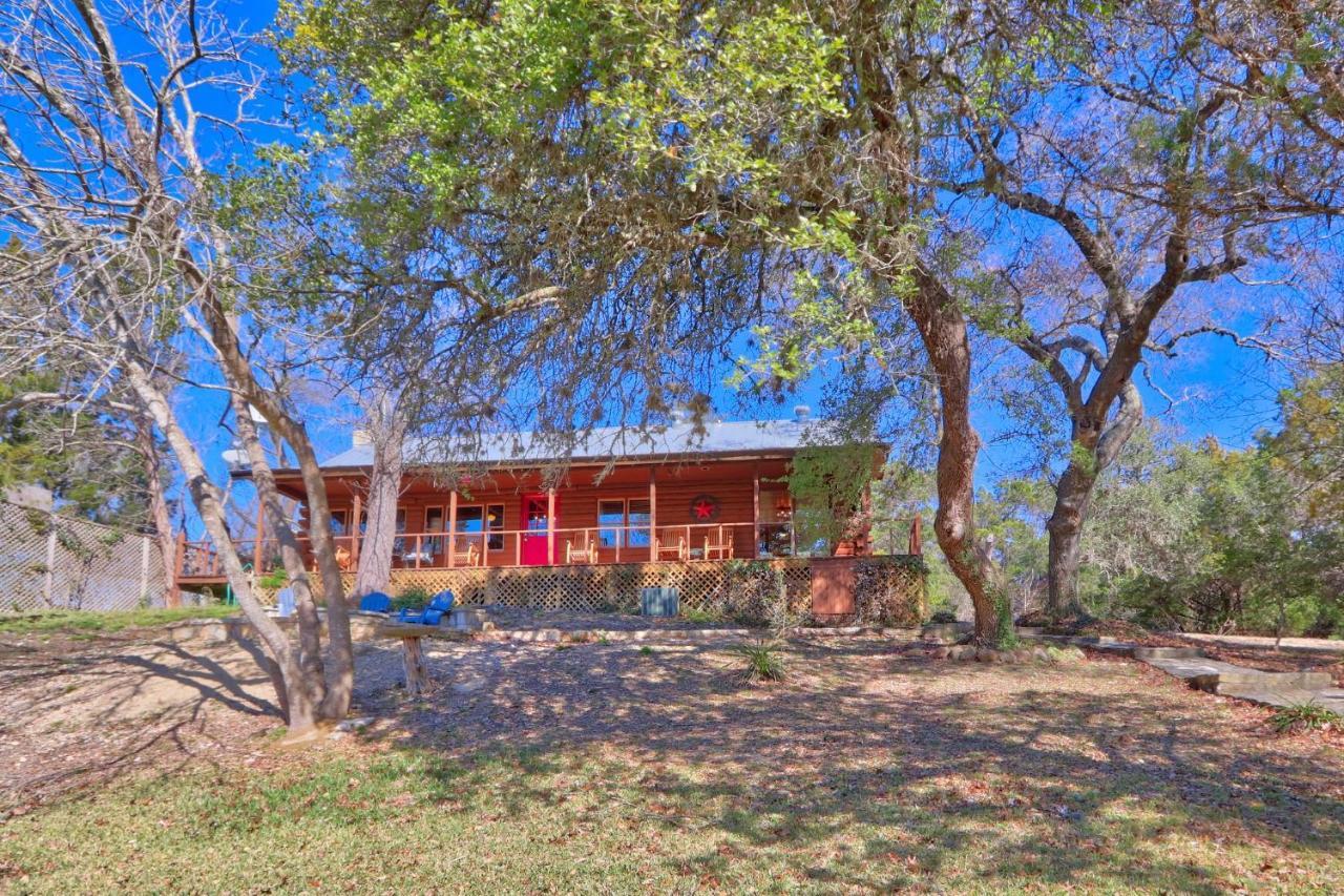 Clearwater Log Home Wimberley Exterior foto