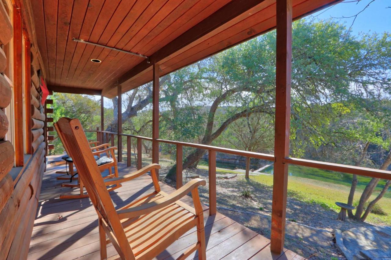 Clearwater Log Home Wimberley Exterior foto